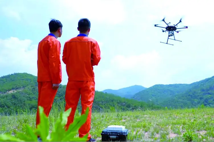 九台无人机倾斜摄影巡检拍摄